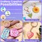 LET'S RESIN All-Inclusive Keychain Making Kit, 12-Color UV Resin with Keychain Molds Silicone, UV Light, 6 Styles Flower and Heart Open Bezels for Resin, Jewelry Making Kit for Beginners, Craft Decor